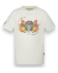 Schott Nyc - Braden t-shirt – gebrochenes weiß - Lyst