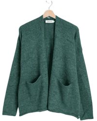 indi & cold - Green Cardigan From - Lyst