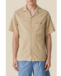 Portuguese Flannel - Cream Cord Camp Collar Shirt / S - Lyst