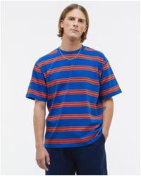 Castart - The Chairs Striped Blue Tee S - Lyst