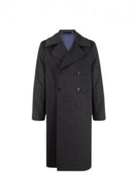 Paul Smith - Double Breasted Overcoat - Lyst