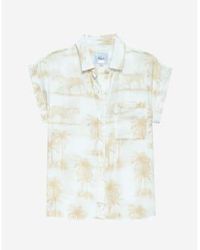 Rails - Whitney Bengal Short Sleeve Shirt Size: S, Col: Cream L - Lyst