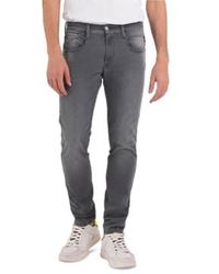 Replay - Hyperflex Recycled 360 Anbass Slim Tapered Jeans Mid 30/30 - Lyst