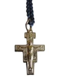 WINDOW DRESSING THE SOUL - Collar cruz con jesus en plata 925 bañada en oro - Lyst