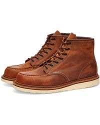 Red Wing Red Wing 1907 Heritage Work 6 "MOC Toe Boot Copper Rough & Tough - Marrón