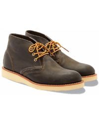 Red Wing 3150 Chukka Charcoal Boot - Brown