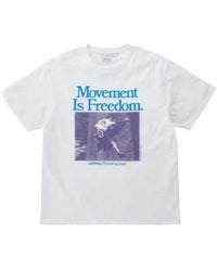 Gramicci - Movimiento camiseta uomo blanco - Lyst