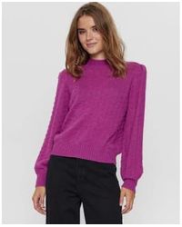 Numph - Nutilly Textured Knit Xs - Lyst