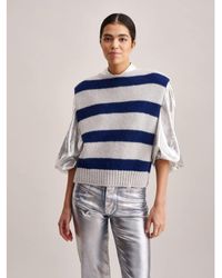 Bellerose - Nanor Sweater Vest Stripe - Lyst
