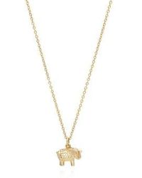 Anna Beck - Small Elephant Charm Necklace Mixed - Lyst