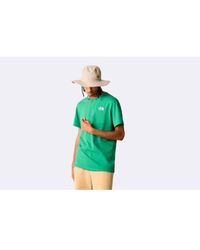 The North Face - S/s Box Tee Deep Grass Green M / Verde - Lyst