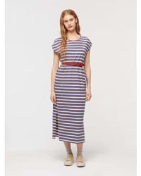 Nice Things - Midi Striped Dress Soft S - Lyst
