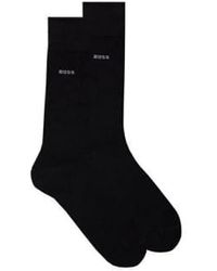 BOSS - 2 Pack Of Bamboo Touch Socks In Stretch Yarns In 50491196 001 - Lyst