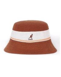 Kangol - Bermuda Stripe Bucket Hat Mahogany - Lyst