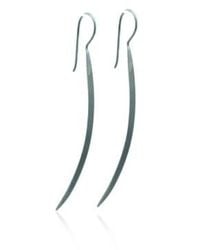 CollardManson - Long Curved Earrings - Lyst