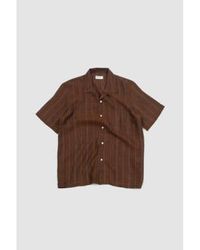 Universal Works - Road Shirt Stripe Linen M - Lyst