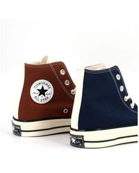 converse chuck 70 ox flocked leopard print sneakers in black