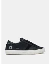 Date - Hill low calf trainer sneakers - Lyst
