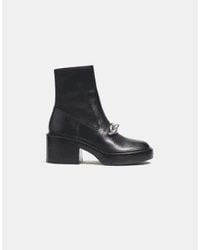 COACH - Kenna Buckle Detail Ankle Boots Size: 7, Col: 7 - Lyst