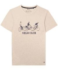 Faguo - Camiseta arcy cotton 'velo club' en - Lyst