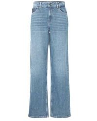 Pulz - Vega hw jeans denim bleu clair - Lyst