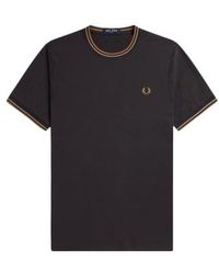 Fred Perry - T-shirt à talons jumeaux - Lyst
