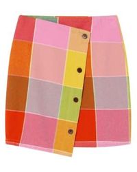 Thinking Mu - Or Art Blanket Mila Skirt Or Multi - Lyst