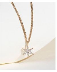 Zoe & Morgan - Mini Anahata Diamond Necklace One Size - Lyst