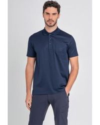 Paul & Shark - Cotton Jersey Polo Shirt With Embroidered Logo - Lyst