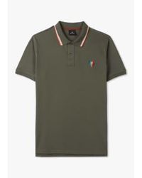 Paul Smith - Mens Regular Fit Zebra Embroidery Polo Shirt In - Lyst