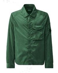 C.P. Company - R Pocket Overshirt Duck Green M - Lyst