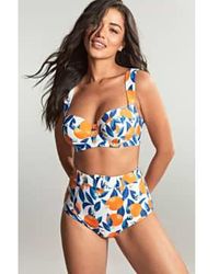 Panache - High Wisting Belted Brief in Sicily Print - Lyst