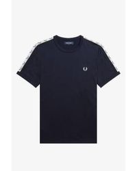 Fred Perry - Taped ringer t-shirt m4620 - Lyst