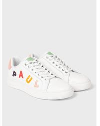 Paul Smith - White Leather Lapin Logo Trainers W1s-lap76-llea.01 - Lyst