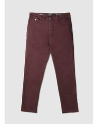 Replay - Mens Benni Chino Hyperflex X Lite Trousers In Old Wine - Lyst