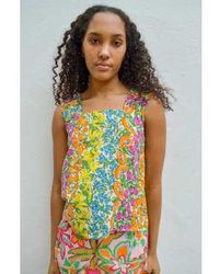 Native Youth - Fruit Printed Multi Frill Top Xs - Lyst