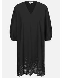 Rosemunde - Athena robe en noir w0327 - Lyst