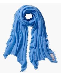 PUR SCHOEN - Hand Felted 100% Cashmere Soft Scarf Sky + Gift Wool - Lyst