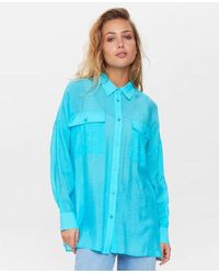 Numph - Nuelinam Scuba Shirt - Lyst