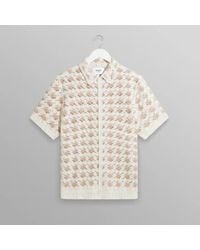 Wax London - Porto Shirt Splash Crochet Ecru L - Lyst