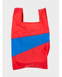 Susan Bijl - The New Shopping Bag Redlight & Blueback Large Onesize - Lyst
