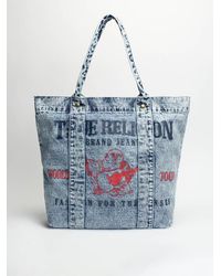 True Religion - Denim Tote Bag - Lyst