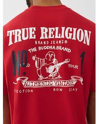 TRUE RELIGION - World Tour Logo T-shirt - Lyst