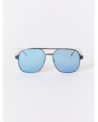 True Religion - Blue Aviator Sunglasses - Lyst
