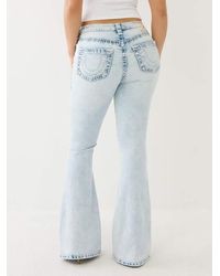 True Religion - Charlie High Rise Vintage Flare Jean - Lyst