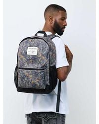 TRUE RELIGION - Logo Camp Patch Backpack - Lyst