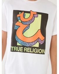 True Religion - Channel True Graphic Relaxed Tee - Lyst