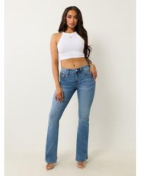 【TRUE RELIGION】JOEY PICK STITCH FLAP フレアジーンズ JOEY PICK STITCH FLAP FLARE JEAN - TRAVIS DARK WASH | True