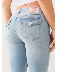 TRUE RELIGION - Becca Mid Rise Flap Bootcut Jean - Lyst