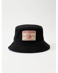 True Religion - Logo Bucket Hat - Lyst